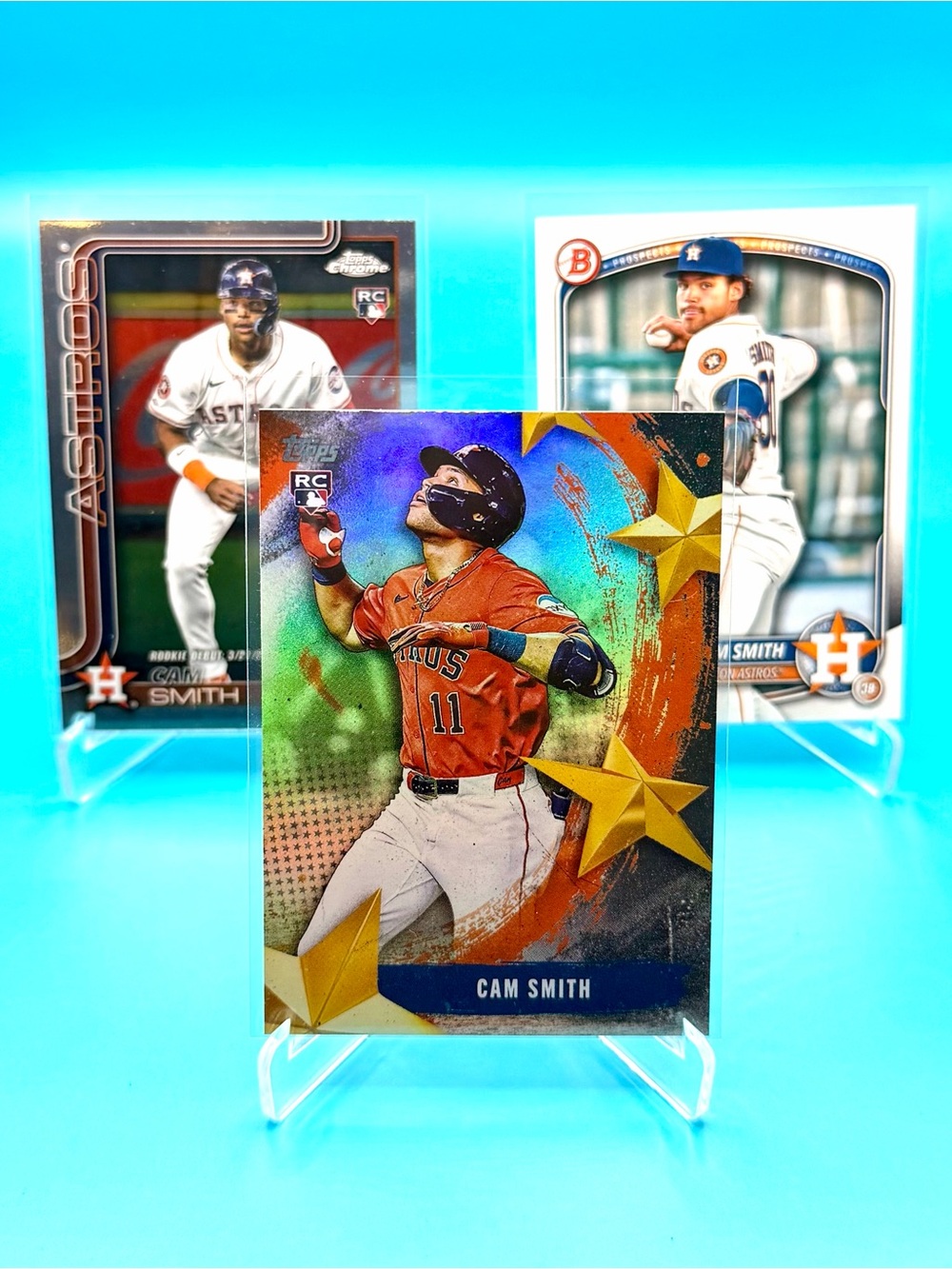 🔥Cam Smith Lot! Star Of MLB Refractor Rookie + Topps Chrome Rookie + Bowman! 🤩